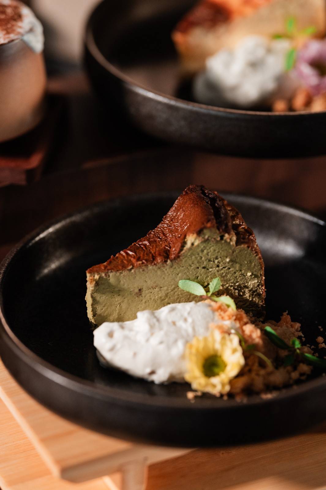 Matcha Burnt Cheesecake